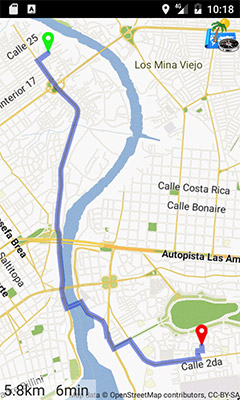 Dominicana and Haiti map app