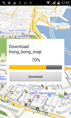 Hong Kong offline map app