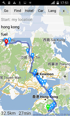 Hong Kong offline map app