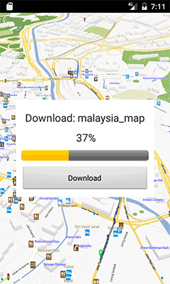 Malaysia offline map app