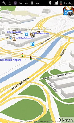 Malaysia offline map app