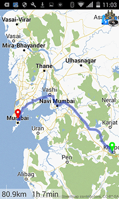 Mumbai offline map app